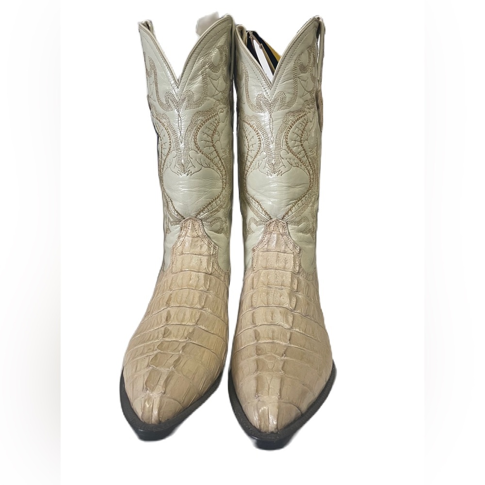 Pistolero Genuine Cocodrile Mens Boots Made in Mexico